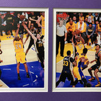 Kobe Bryant // Final Lakers Game Framed Confetti Collage