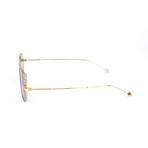 Women's 7090 Sunglasses // Gold + Blue