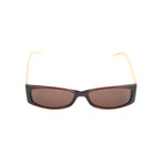 Women's 566E Sunglasses // Black Havana + Brown