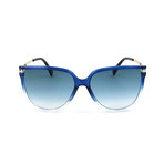 Givenchy // Women's 7131 Sunglasses // Blue Crystal + Dark Blue Shaded