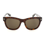 Men's 7047 Sunglasses // Havana Black Crystal + Brown Gray