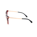 Women's 7131 Sunglasses // Red Pink + Dark Gray Shaded