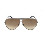 Unisex 7128 Sunglasses // Ruthenium + Brown Shaded