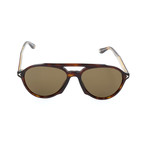 Men's 7076 Sunglasses // Dark Havana + Brown