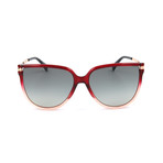 Women's 7131 Sunglasses // Red Pink + Dark Gray Shaded