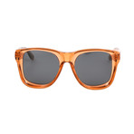 Unisex 7074 Sunglasses // Beige Opal Salmon + Gray