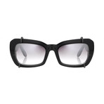 Unisex Spider Sunglasses // Black + Dark Gray + Clear