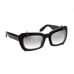 Unisex Spider Sunglasses // Black + Dark Gray + Clear