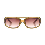 Unisex YY800-C3 Sunglasses // Tobacco Brown + Pink Gradient