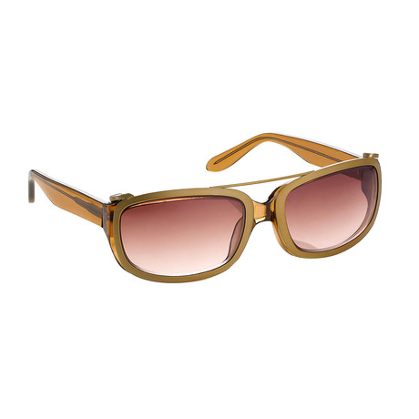 Unisex YY800-C3 Sunglasses // Tobacco Brown + Pink Gradient