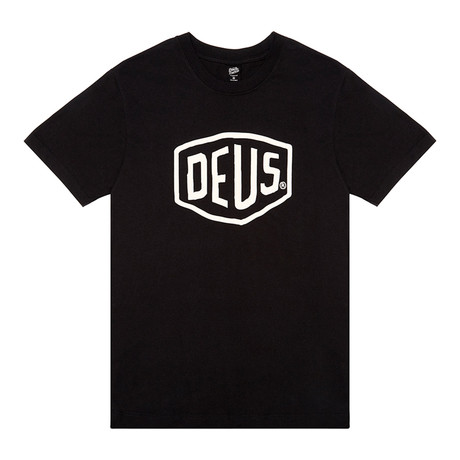 Shield Tee // Black (XS)
