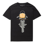 Frontal Matchless Tee // Black (S)