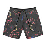 Tugu Pink Positive Swim Shorts // Multicolor (34)