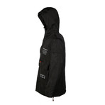 Outdoor Ultra Hooded Windbreaker // Black (XL)
