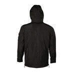Outdoor Ultra Hooded Windbreaker // Black (S)