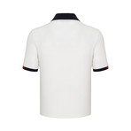 Cadmo Short Sleeve Polo // White (Medium)