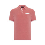Brenno Short Sleeve Polo // Red (X-Large)