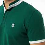 Vittore Short-Sleeve Polo // Dark Green (XL)