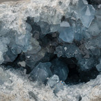 Blue Celestite Geode Cluster