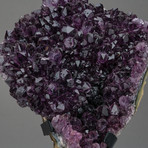 Amethyst Cluster On Metal Stand