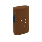 HF Gift Set // Leaf Ashtray + Refillable Single Torch Lighter + Cutter (Black)