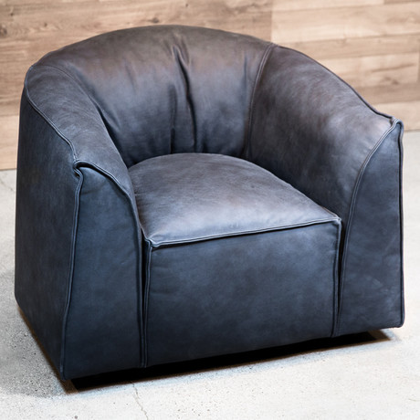 Mama Swivel Chair // Blue