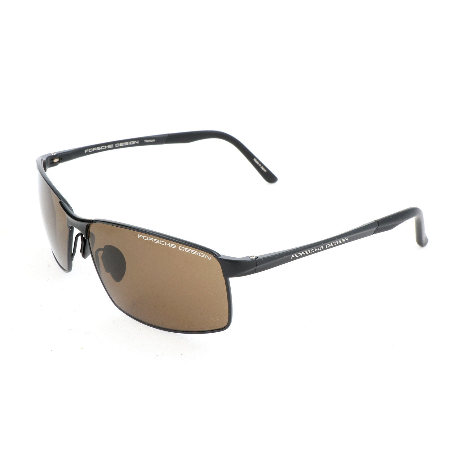 Men's P8541 Sunglasses // Black + Brown - Porsche Design - Touch of Modern