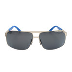 Men's P8579 Sunglasses // Palladium + Gray Blue