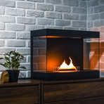 Lovinflame Vent Free Fireplace + 2 Bottle of Fuel