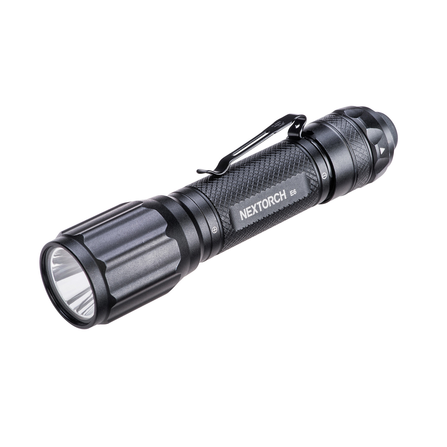 E6 Outdoor Flashlight + FR-1 Flashlight Ring (Black) - Nextorch - Touch ...