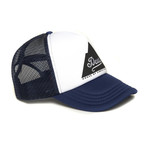 Peak Trucker Hat // Navy