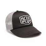 Baylands Trucker Hat // Black + White