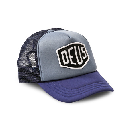 Baylands Trucker Hat // Blue + Navy