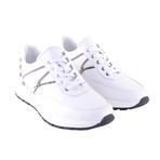 Zipper Design Fashion Sneaker // White (US: 8.5)