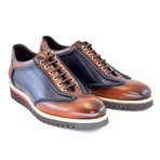 Fashion Sneaker // Cognac + Navy (US: 9)