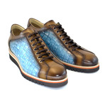 Fashion Sneaker // Camel + Blue (US: 10)