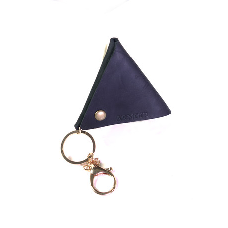 Coin Pouch + Key Fob // Black