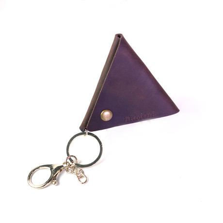 Coin Pouch + Key Fob // Purple