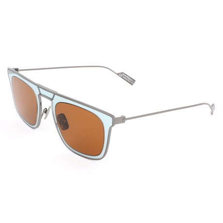 Men's SF187S Sunglasses // Brown + Green