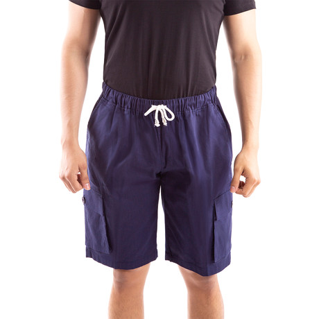 Side Pocket Shorts // Navy (30)