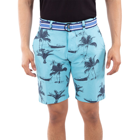 Palm Beach Shorts // Turquoise (28)