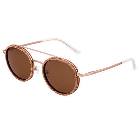 Unisex Binz Sunglasses // Brown Frame + Brown Lens