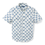 Rattan Vines Tailored Shirt // White (S)