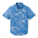 Crane's Flight Tailored Button Down Shirt // Light Blue (XS)