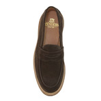 Issac Suede Penny Loafer // Chocolate (US: 10)
