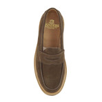 Issac Suede Penny Loafer // Snuff (US: 9)