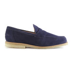 Louis Suede Penny Loafer // Navy (US: 9)