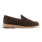 Issac Suede Penny Loafer // Chocolate (US: 8.5)