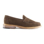 Issac Suede Penny Loafer // Snuff (US: 9.5)