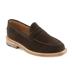 Issac Suede Penny Loafer // Chocolate (US: 8)